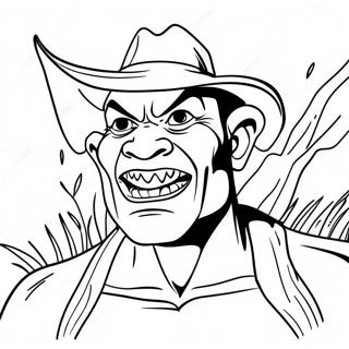 Jeepers Creepers Scary Monster Coloring Page 69013-55316