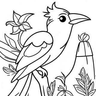 Bird For Adults Coloring Pages