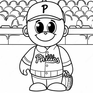 Phillies Mascot Coloring Pages