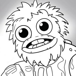 Gritty Monster Coloring Page 69073-55365