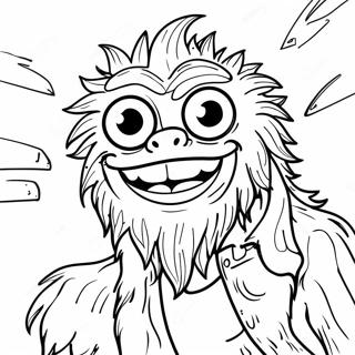 Gritty Monster Coloring Page 69073-55366