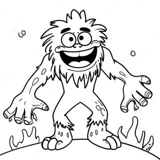 Gritty Monster Coloring Page 69073-55367