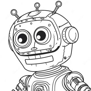 Gritty Robot Coloring Page 69074-55370