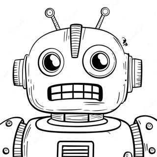 Gritty Robot Coloring Page 69074-55371