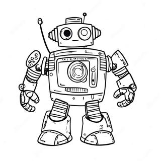 Gritty Robot Coloring Page 69074-55372