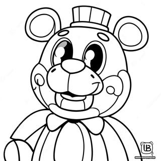 Cute Lefty Fnaf Coloring Page 69084-55381