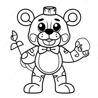 Cute Lefty Fnaf Coloring Page 69084-55382