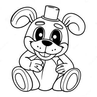 Cute Lefty Fnaf Coloring Page 69084-55384