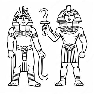 Egyptian Gods Coloring Page 69093-55377