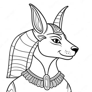 Colorful Anubis Coloring Page 69094-55391