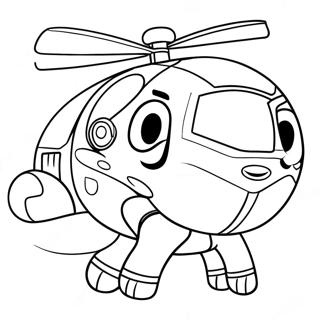 Paw Patrol Skye Helicopter Coloring Page 69103-55386