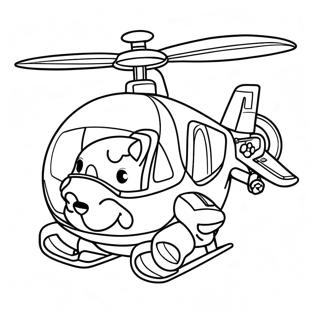 Paw Patrol Skye Helicopter Coloring Page 69103-55387