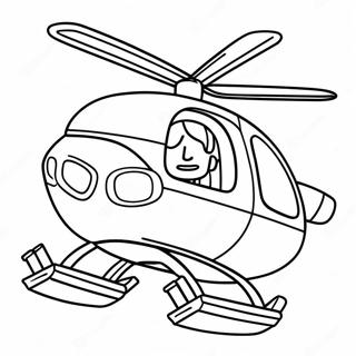 Skye Flying In Her Colorful Helicopter Coloring Page 69104-55395