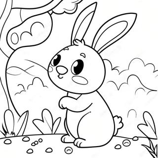 Adorable Easter Egg Hunt Coloring Page 69114-55404