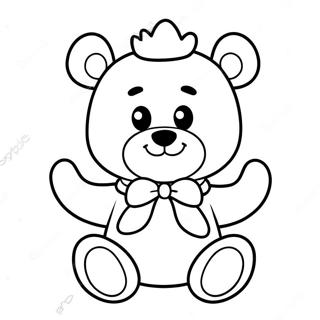 Cute Build A Bear Characters Coloring Page 69124-55410