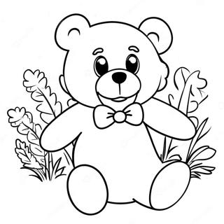 Cute Build A Bear Characters Coloring Page 69124-55411