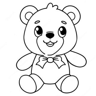 Cute Build A Bear Characters Coloring Page 69124-55412