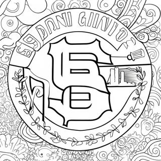 Sf Giants Coloring Pages