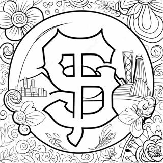 Sf Giants Logo Coloring Page 69133-55422