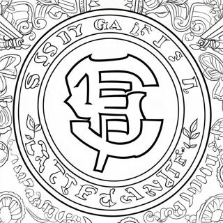 Sf Giants Logo Coloring Page 69133-55424