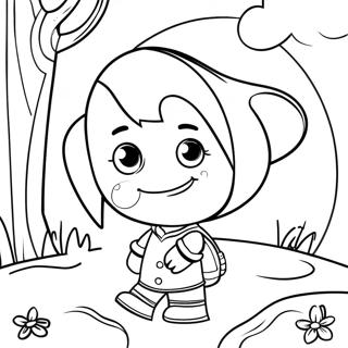 Hide And Seek Coloring Pages