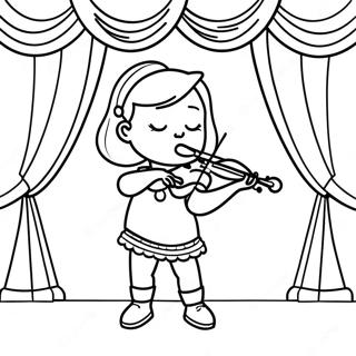 Piper Rockelle Performing On Stage Coloring Page 69164-55439