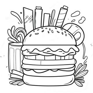 Whataburger Coloring Pages