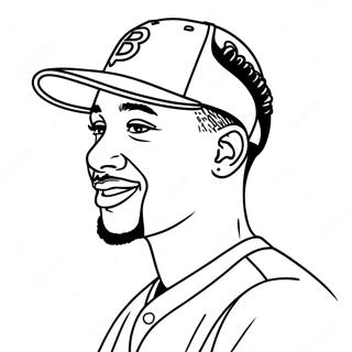 Mookie Betts Coloring Pages