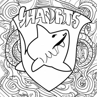 San Jose Sharks Logo Coloring Page 69223-55486