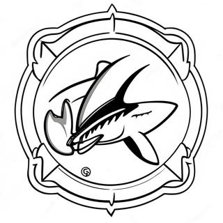 San Jose Sharks Logo Coloring Page 69223-55487