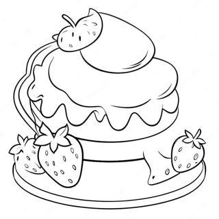 Delicious Strawberry Shortcake Coloring Page 69234-55499