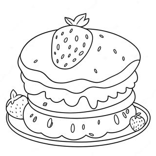 Delicious Strawberry Shortcake Coloring Page 69234-55500