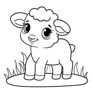 Cute Lamb Of God Coloring Page 69244-55505