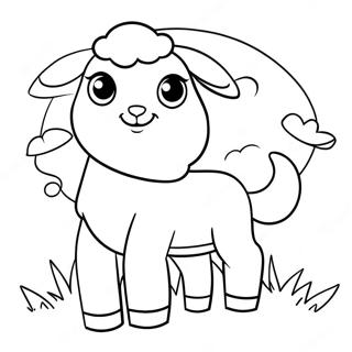 Cute Lamb Of God Coloring Page 69244-55506