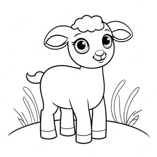 Cute Lamb Of God Coloring Page 69244-55508