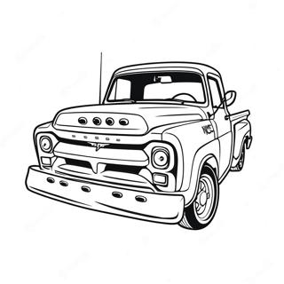 Classic Dodge Truck Coloring Page 69274-55526