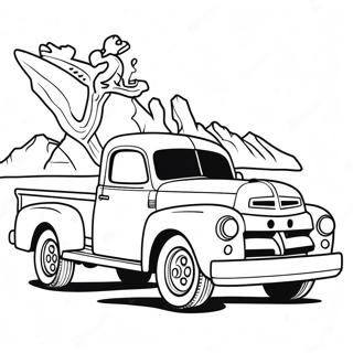 Classic Dodge Truck Coloring Page 69274-55528