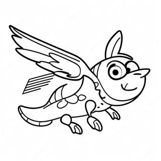 Top Wing Coloring Pages