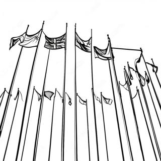 Flag Coloring Pages