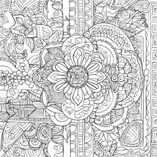 Pages Of Kells Intricate Designs Coloring Page 69303-55551