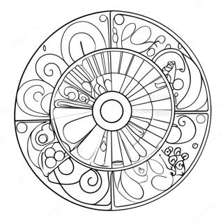 Color Wheel Coloring Page 69313-55562