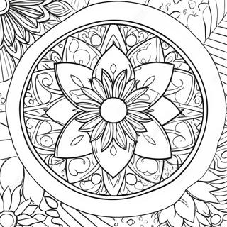 Vibrant Color Wheel With Shades Coloring Page 69314-55558