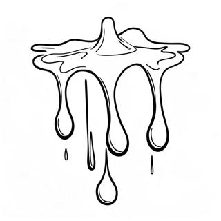 Drip Effect Drippy Coloring Pages