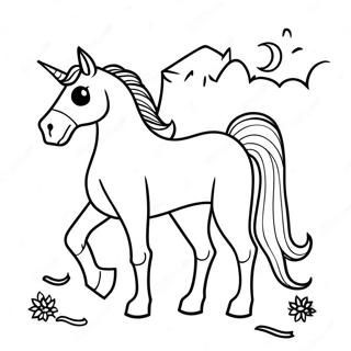 Halloween Horse Coloring Page 69353-55590