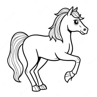 Spooky Ghost Horse Coloring Page 69354-55594