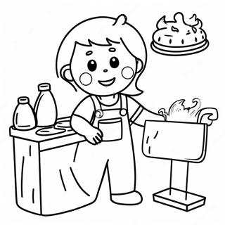 Fun Chores Coloring Page 69364-55598