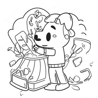 Fun Chores Coloring Page 69364-55600