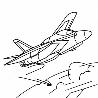 F14 Tomcat In Flight Coloring Page 69374-55608