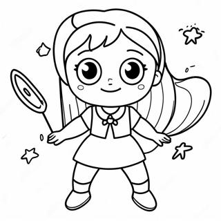 Matilda With Magical Powers Coloring Page 6937-5641