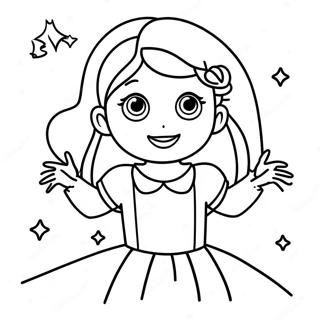 Matilda With Magical Powers Coloring Page 6937-5642